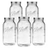 Ball Wide Mouth Half-Gallon Jars, 64 oz (set of 5)