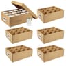 Cardboard Canning Jar Storage Boxes with Dividers