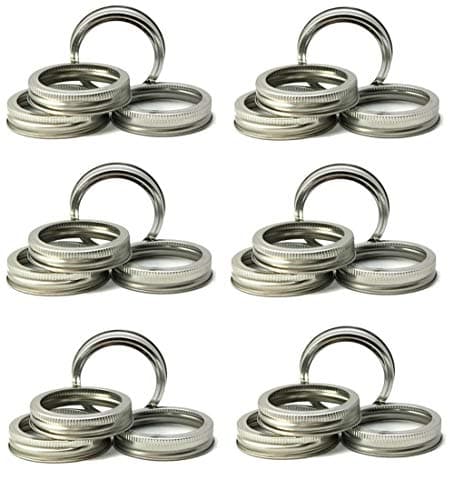 Regular Mouth Canning Bands, 24-Pack