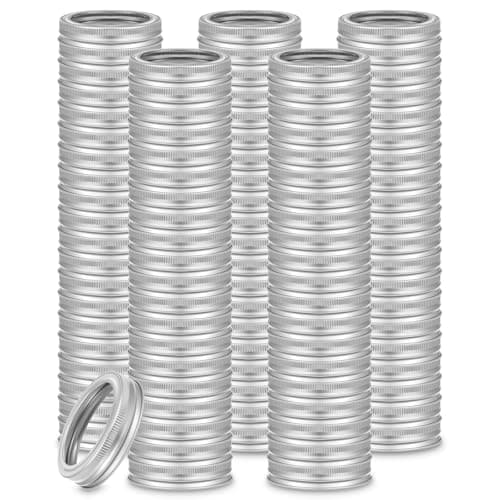 Regular Mouth Canning Rings, 100-Pack